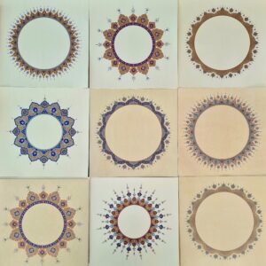 ورق مزخرف مربع 32 * 32 سم